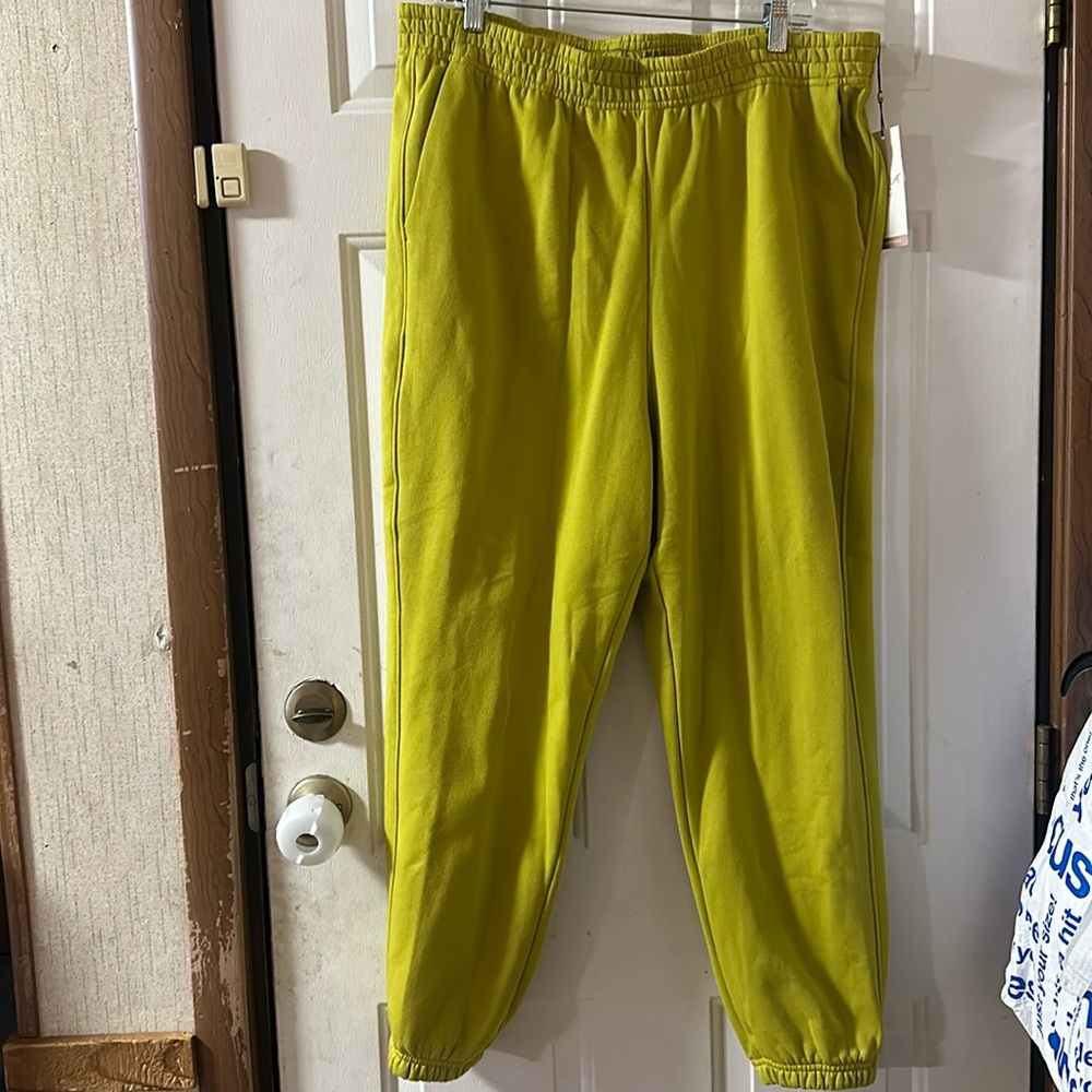 CALIA Everyday Fleece Jogger Pant: GREEN: NEW WITH TAGS: SIZE XXL - Picture 1 of 6